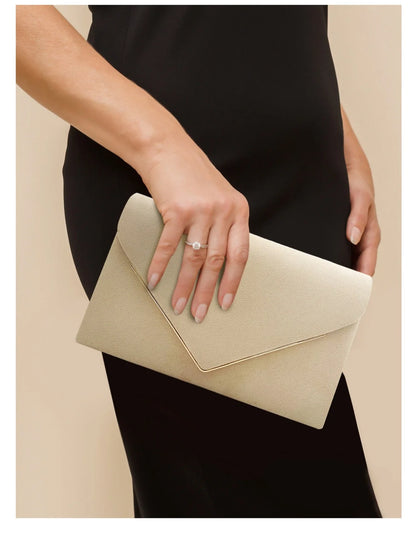 Velvet Envelope Bags Women Evening Wallets High Quality Clutches Banquet Dresses Clutch Over Shoulder Bags with Chain Handbags