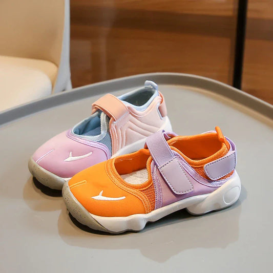 Children's Sneakers Spring Autumn New Girls School Sports Shoes Fashion Versatile Kids Causal Boys Basketball Shoes Soft Bottom