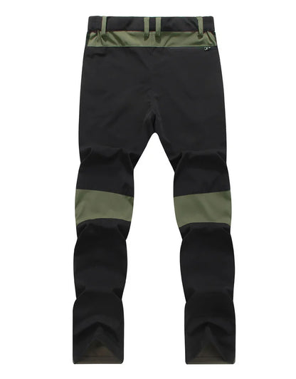 Men's Hiking Pants Outdoor Fishing Water Resistant Lightweight Quick-Dry Athletic Apparel, namely, Pants with Zipper Pocket