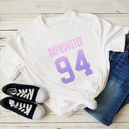 Tops for Women (taehyung) Jungkook Fan T Shirt Women Suga Kpop Harajuku Tshirt Woman Tshirts Aesthetic Clothes