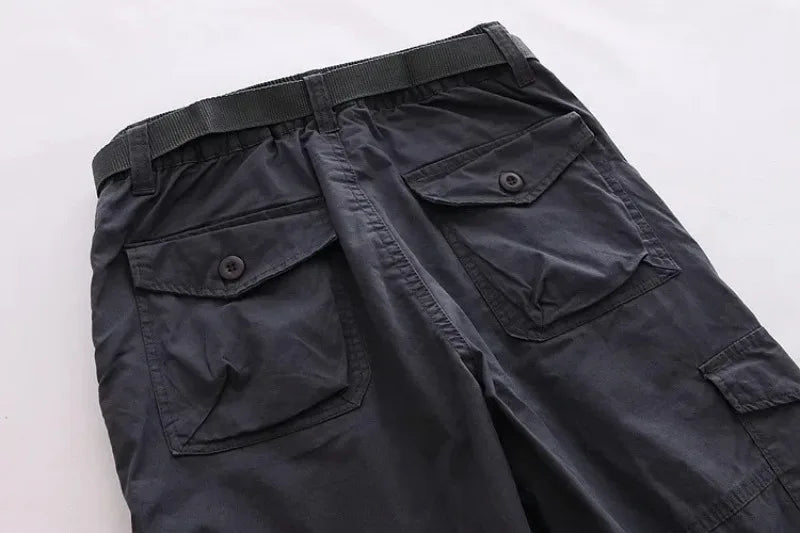 Men's Winter Thicken Fleece Cargo Pants Double Layer Straight Pants Men Casual Cotton Tactical Baggy Pant Warm Trousers S-5XL