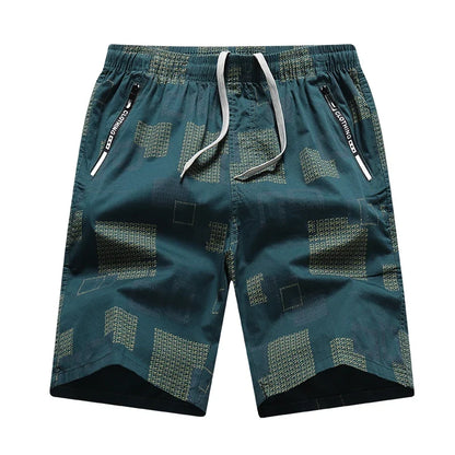 Men's Sweatpants Baggy Comfortable Shorts Male Casual Travel Outdoor Sports Bermuda Shorts Elastic Waist Y2K Print Half Pants