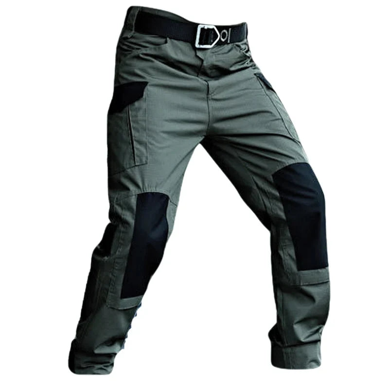 Men's Tactical Pants Casual Cargo Multi-Pockets Trousers Quick Dry Outdoor Waterproof Workwear Trousers Wear-Resistant Overalls