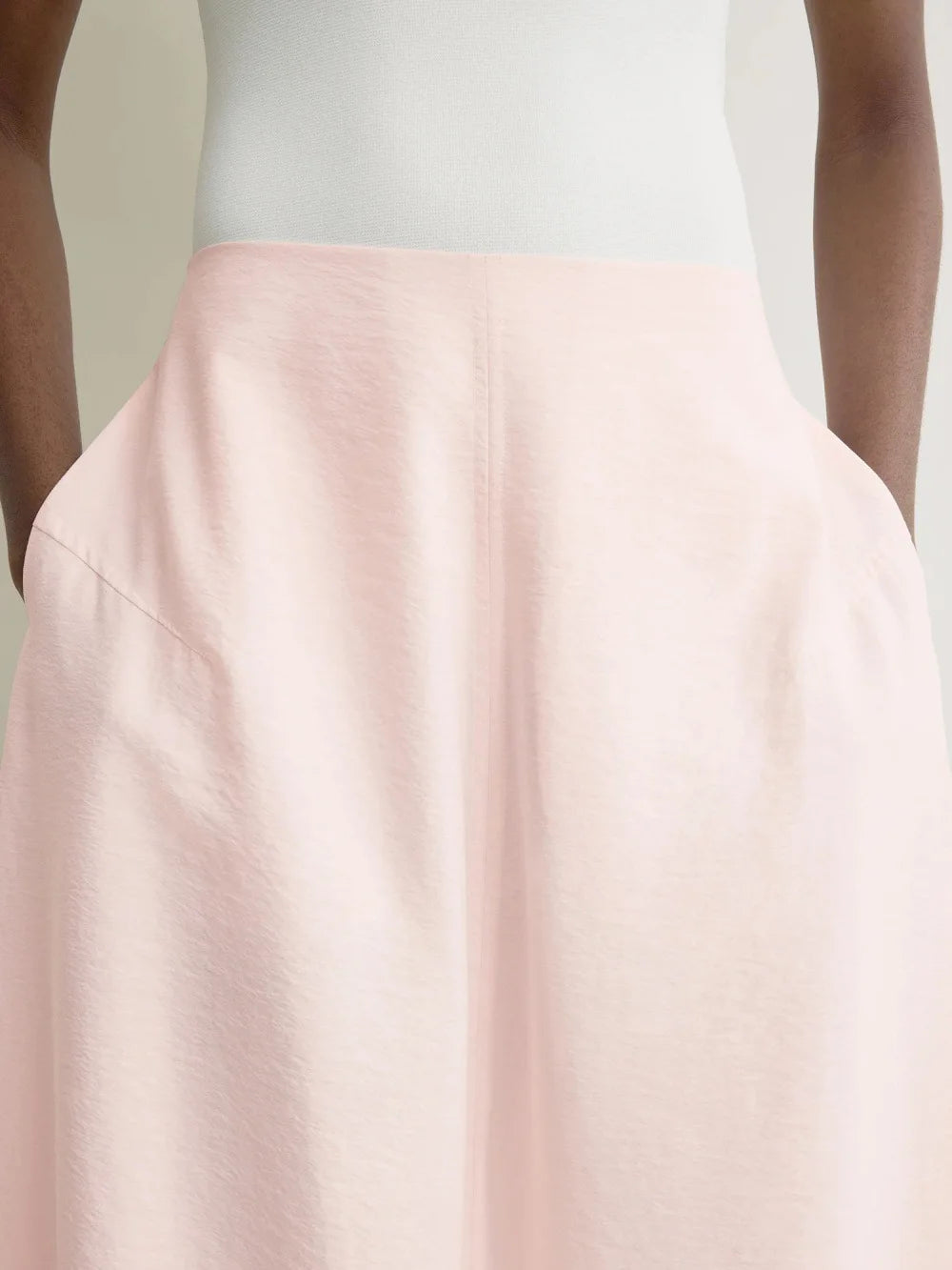 Maxdutti Design Sense Split Flower Bud Skirt French Elegance Minimalism High Waist Women's Skirt Woman Clothing Faldas Skirts