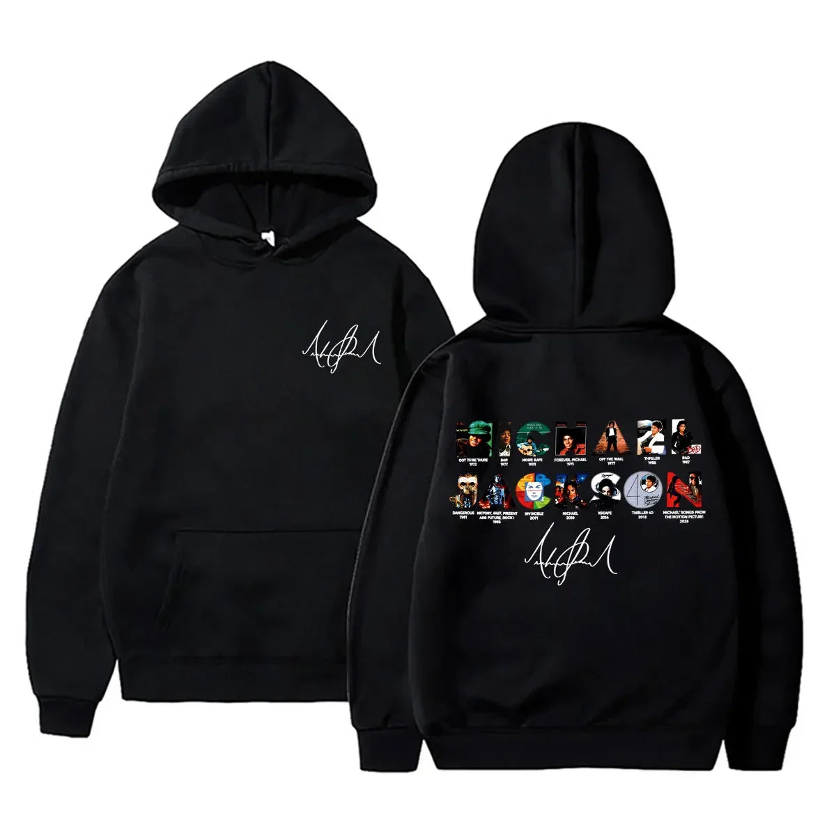 Michael Jackson King of Pop Graphic Hoodie Men Women Vintage Gothic Rock Sweatshirt Male Hip Hop Punk Oversized Pullover Hoodies
