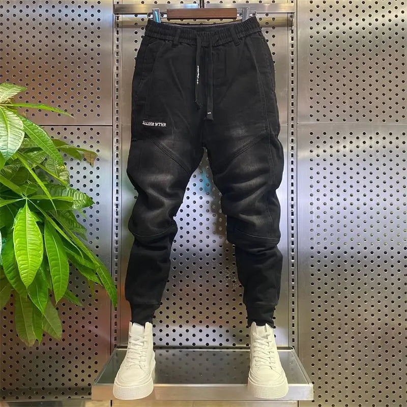 High Quality Fashion Comfortable Luxury Designer New Baggy Luxury Korean Style Loose Jeans for Men Ideal for Spring and Autumn