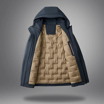 90% White Duck Down Men's Waterproof Windproof Warm Down Jacket 2025 Winter Jacket Casual Thick High-quality Clothing