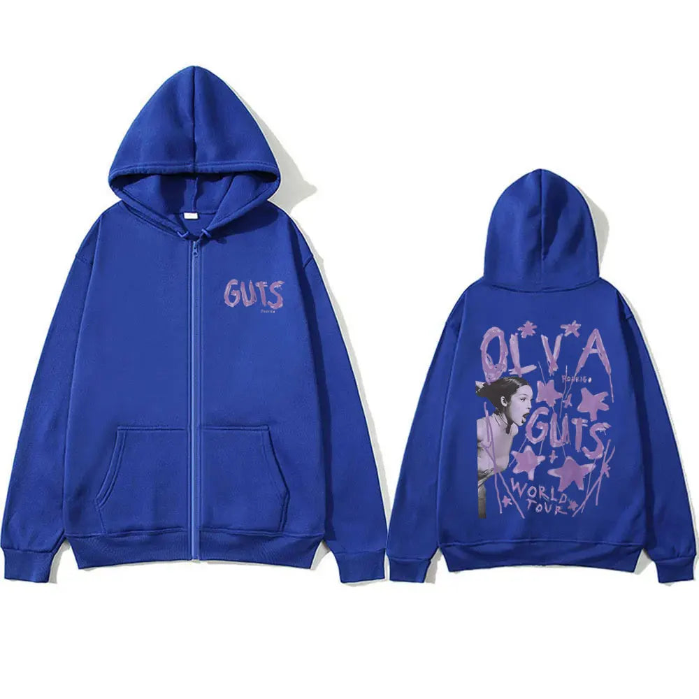 Rock Band Korn Follow The Leader Tour 2014 Zipper Hoodie Men Women Retro Gothic Metal Zip Up Jacket Casual Oversized Sweatshirts