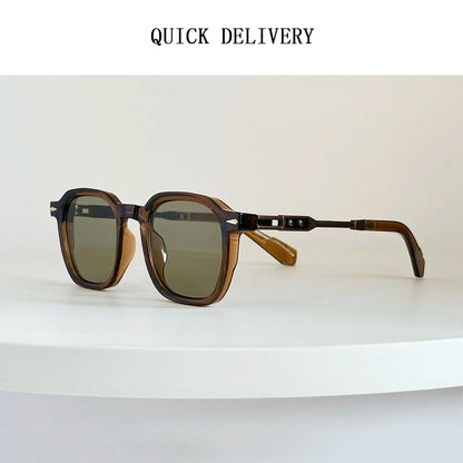 Vintage Sunglasses Women 2025 Square Sunglass Men Vacation Fashion Glasses Gafas De Sol Hombre Lunette Soleil Femme Dropshipping