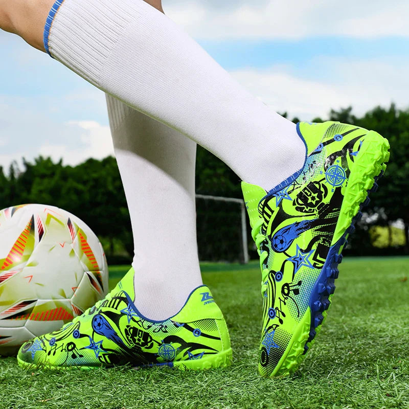 New Men Soccer Shoes Boys Original Football Shoes TF/AG Indoor Professional Football Field Boots Society Cleats Sneaker Non Slip