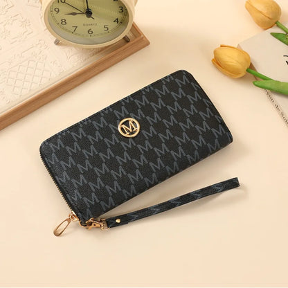 New Zipper Long Wallets Women Men Coin Purses Multi-card Slot Cards Holder Handbags Billfold Wristlet Wallet Clutch Money Bags