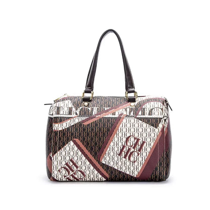 Women's Handbag 2026 Spring New Pillow Bag Letter Printed Shoulder Bag