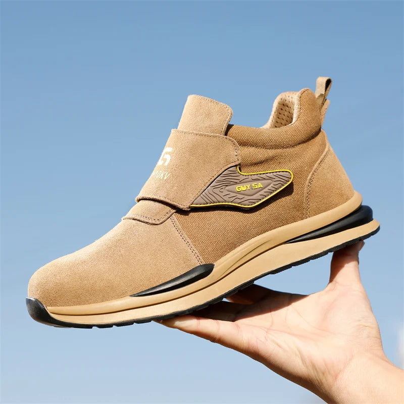Fashion 2024 Latest 10KV Heat Resistant Welding Shoes Steel Toe Cap Men Work Safety Shoes Nail Proof Anti Smashing Sneakers