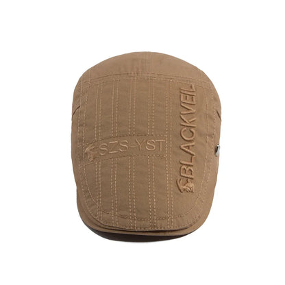 Men Beret Fashion Rabbit Embroidery Flat Caps Spring Summer Visor For Male Fashion Vintage Newsboy Cap Casual Berets Adjustable