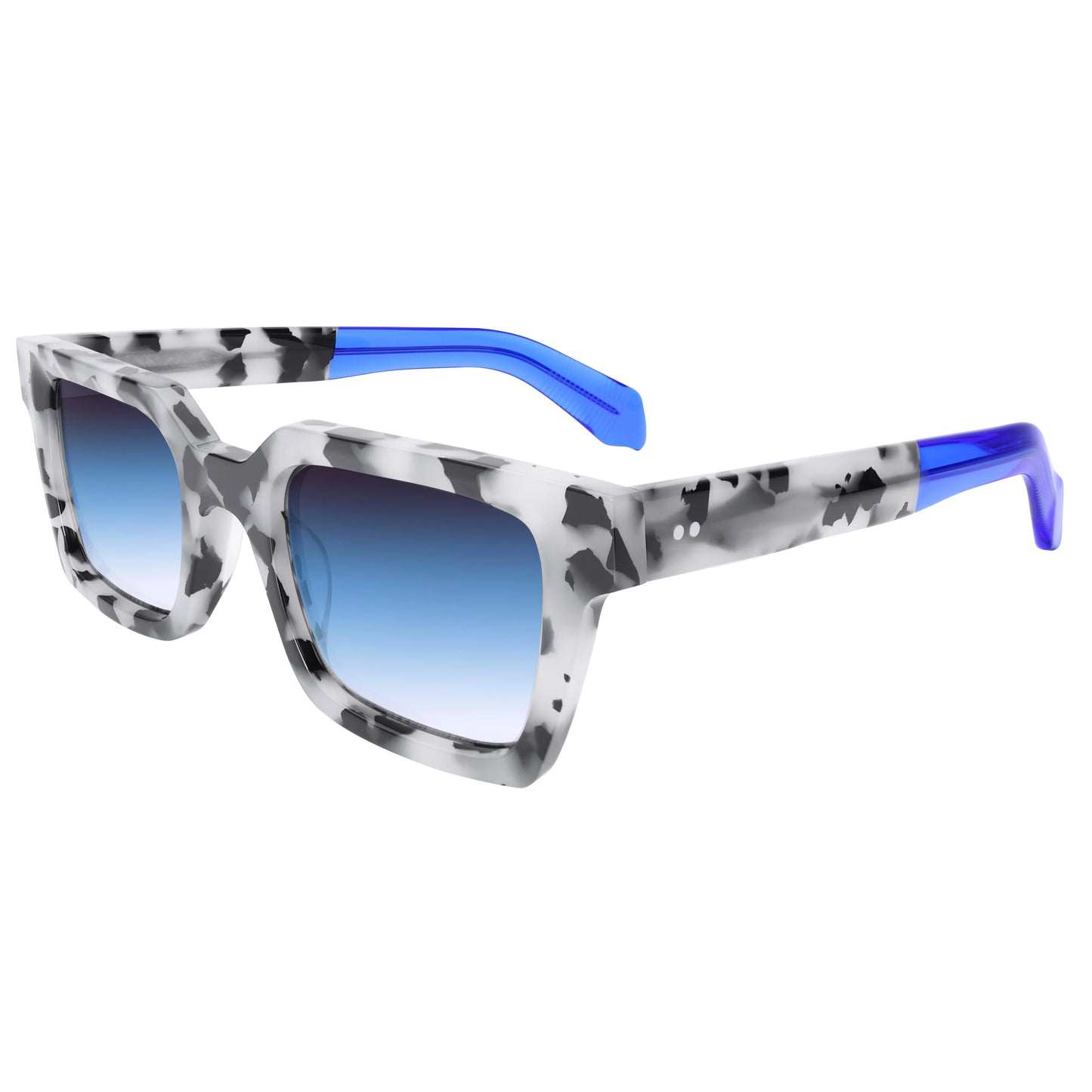 Acetate Frame Glasses for Men Oversized Polarized Sunglasses Women Trendy Retro Wide Keyhole Bridge UV400 Protection