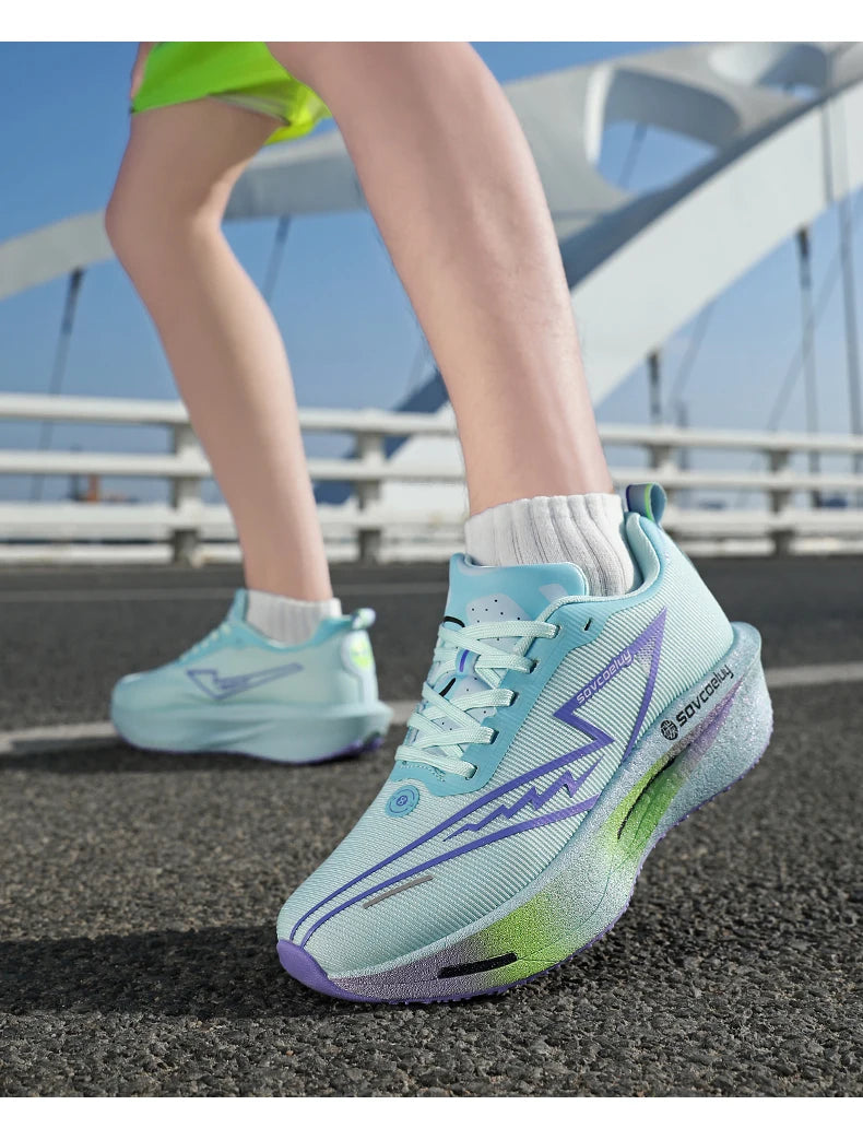Running Shoes Carbon Board Profession Marathon Men Sports Breathable Lightweight Women's Comfortable Athletic Nonskid Sneakers