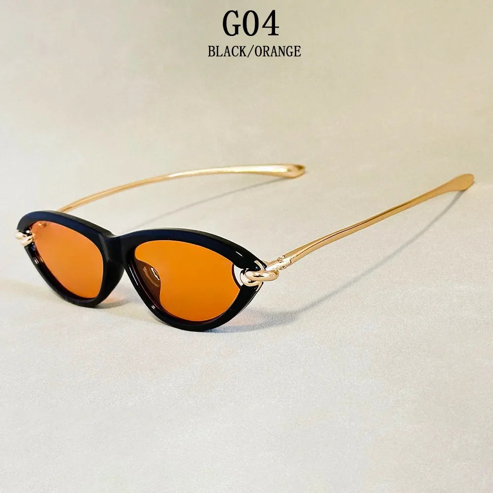 Fashion Oval Sunglasses Women 2026 Luxury Vintage New Cat Eye Sunglass Glasses Luxe Lunette Soleil Femme Lentes De Sol Mujer