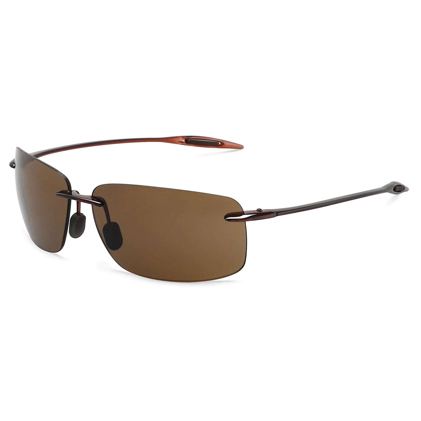 Sports Sunglasses for Men Women Tr90 Rimless Frame for Running Fishing Golf Driving MJ8009
