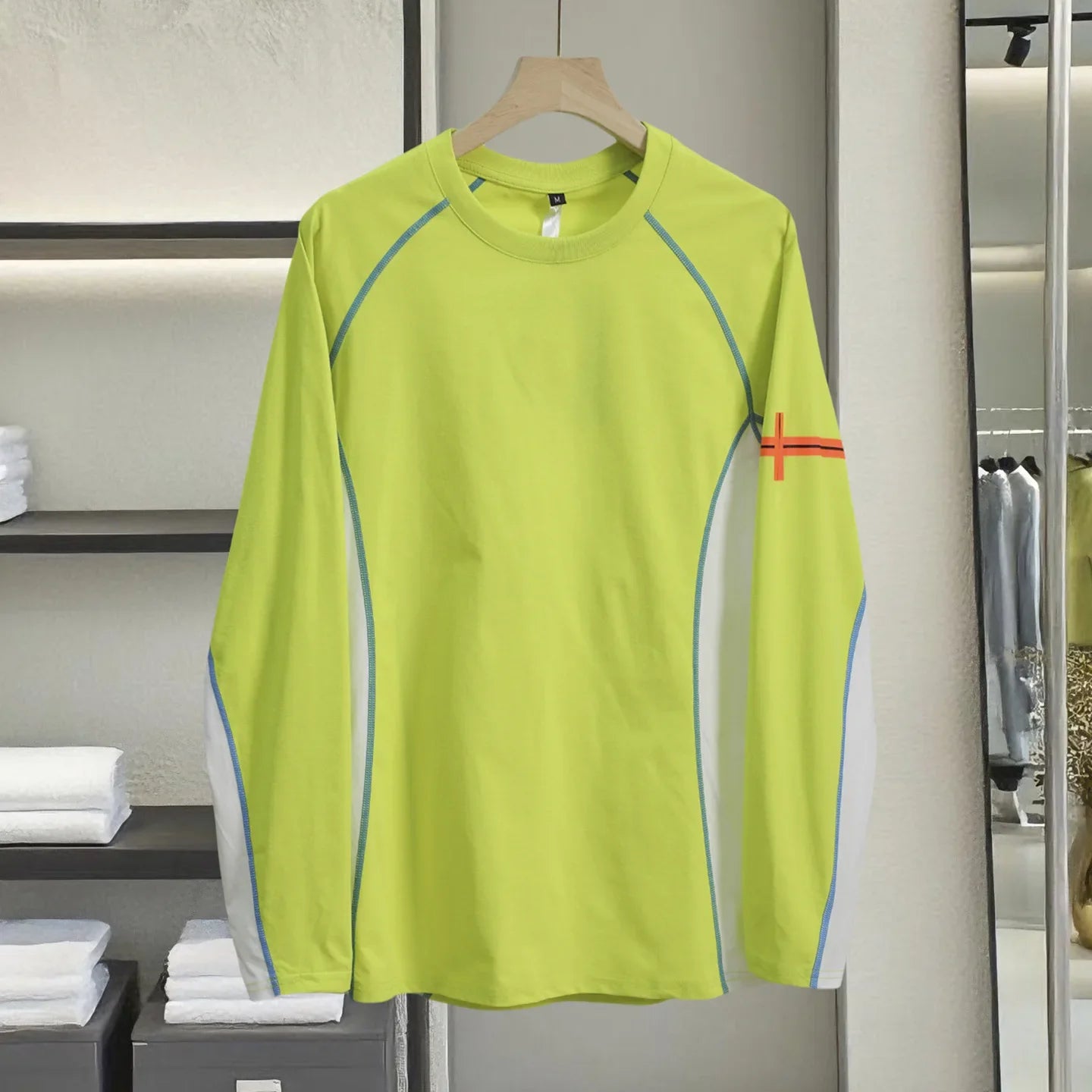 【High-Store Rated】Men's Long Sleeve Shirt, UPF 50+ Sun Protection & Lasting Antibacterial (150 Washes), Quick-Dry Breathable
