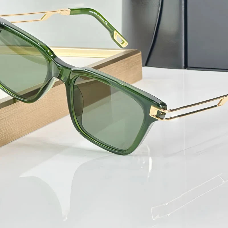 Luxury Crafted Designer Sunglasses Square for Men Women Top High Quality Classic Aesthetics Germany Brand Trendy UV400 with Case