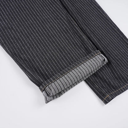 Women Striped Relaxed Fit Jeans Retro Low Rise Wide Leg Denim Pants Grunge Loose Trousers 2026 Spring Y2K Clothes 2026