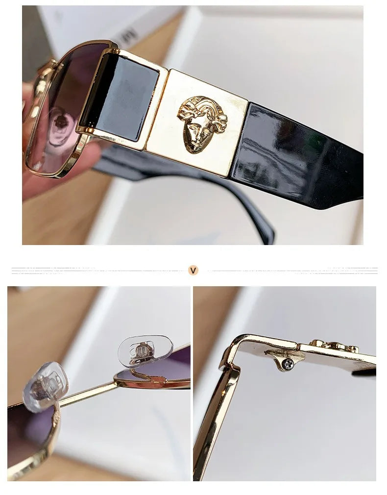 New Fashion Brand Luxury Designer Sunglasses Men Women 2026 Leopard Vintage Elegant Shades Glasses Trendy Travel Top Sunglasses