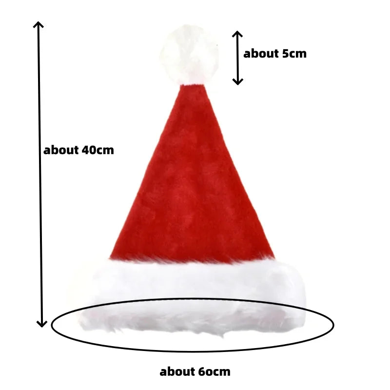 Santa Beard Christmas Costume Set,3pcs/set (Santa Claus Fake Long Beard and Hat,Storage Bag),Santa Beard Costume Accessories