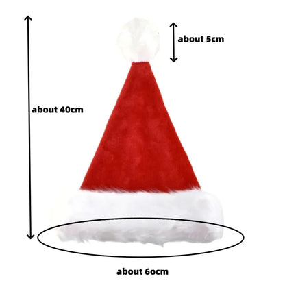 Santa Beard Christmas Costume Set,3pcs/set (Santa Claus Fake Long Beard and Hat,Storage Bag),Santa Beard Costume Accessories