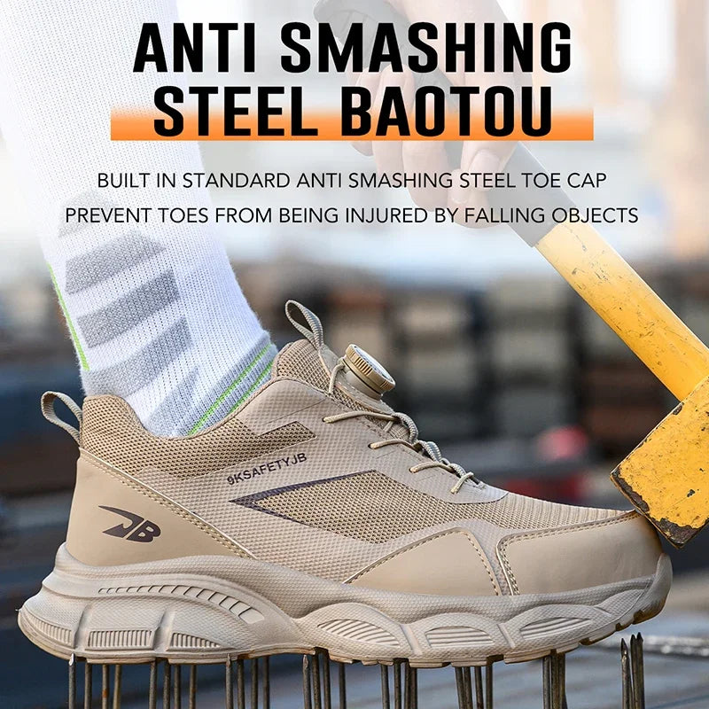 New 2025 Insulation Shoes Construction Work Boots Anti-smash Anti-puncture Safety Shoes Men Steel Toe Boots Indestructible Shoes