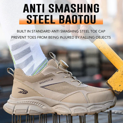 New 2025 Insulation Shoes Construction Work Boots Anti-smash Anti-puncture Safety Shoes Men Steel Toe Boots Indestructible Shoes