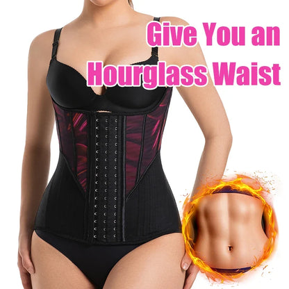 Women's Tummy Contorl  Underbust Sport Girdle Cincher Hourglass Waist Trainer Body Shaper Corset For Weight Loss