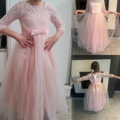 Children Princess Girls Party Wear Kids Christmas Dress Girl's Birthday Dress Baby Girl Wedding Banquet Clothes 3-14 Years