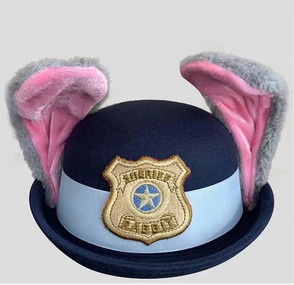 Zoo Rabbit Judy Cosplay Costume Girls Police Officer Bunny Dress with Belt For Carnival Party Role Play Movie Uniform Birthday