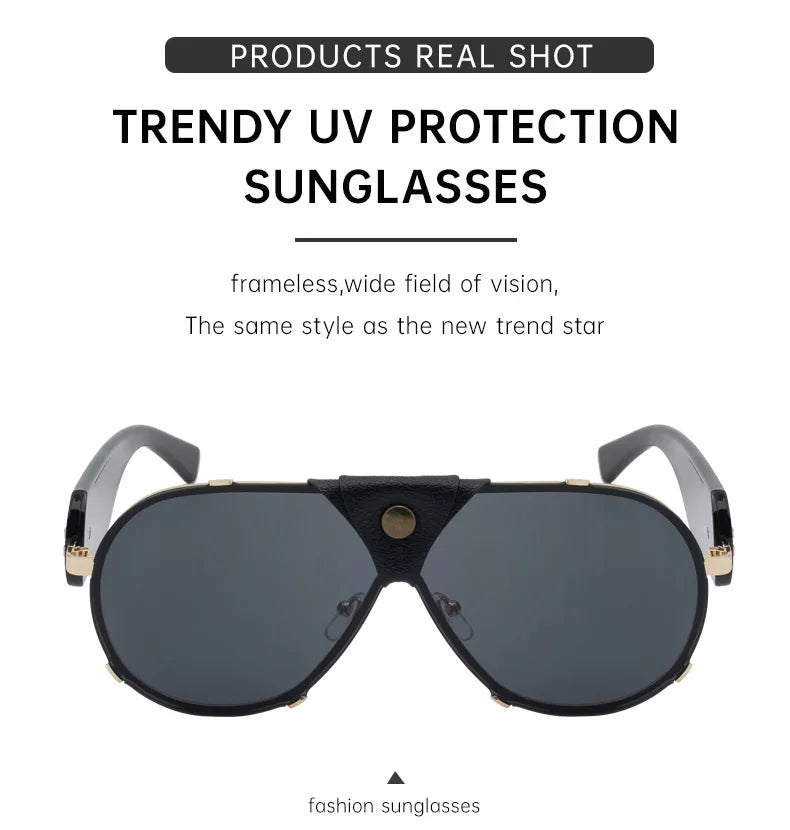 2025 New Toad Mirror Men's Retro Rimless Alloy Legs Sun Glasses Male Pilot Sunglasses Women Driving UV400 Eyewears Gafas De Sol