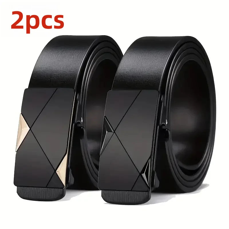 Men's waist belt, premium automatic buckle belt, men's fashionable casual belt, business belt, matched with suit