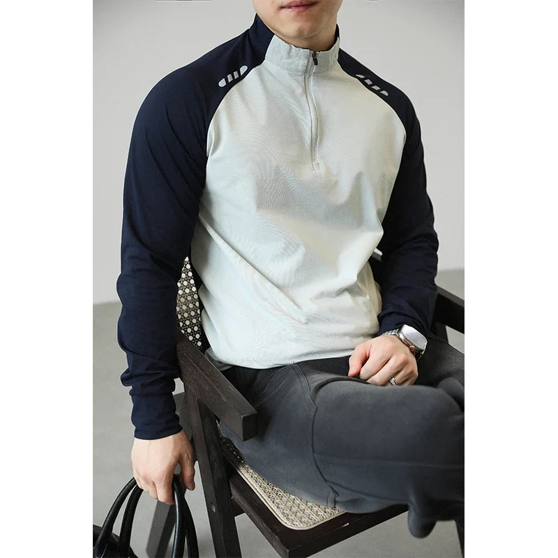 Men's Quick-drying Fitness Sportswear  Quick - Dry Outdoor Cycling & Fitness Long - Sleeve T - Shirt