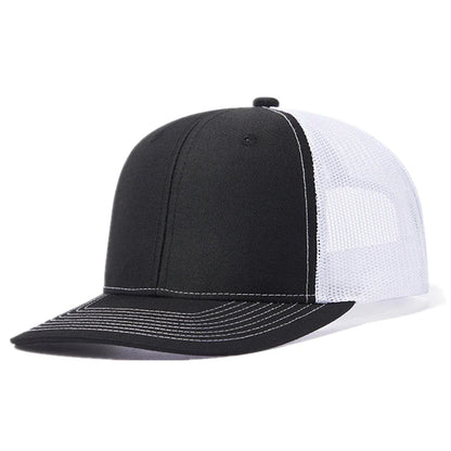 Hot Sale Unisex Cap Slight Curved Brim Style Trucker Hat  Men & Women Casual Outdoor Breathable Summer Cap