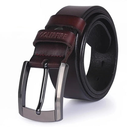 Men High Quality Genuine Leather Belt Luxury Designer Belts Men Cowskin Fashion Strap Male Jeans for Man Cowboy