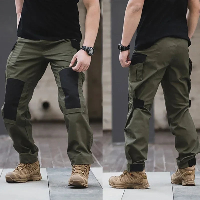 Men Hunting Tactical Cargo Pants  Green Hiking Trousers Multi Pockets Gray Uniform Paintball Airsoft Autumn  Work Clothing