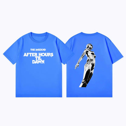 The Weeknd After Hours Til Dawn Tour 2026 Graphic T Shirts Harajuku Hip Hop Short Sleeve T-shirt Unisex Fashion Casual T-shirts