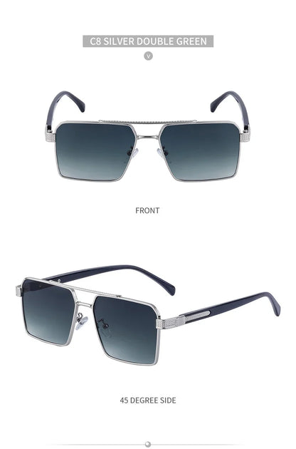 2023 Square Sunglasses For Men Luxe Sunglasses Women Trendy Vintage Fashion Glasses Sun Gafas De Sol Hombre Lunette Soleil Femme