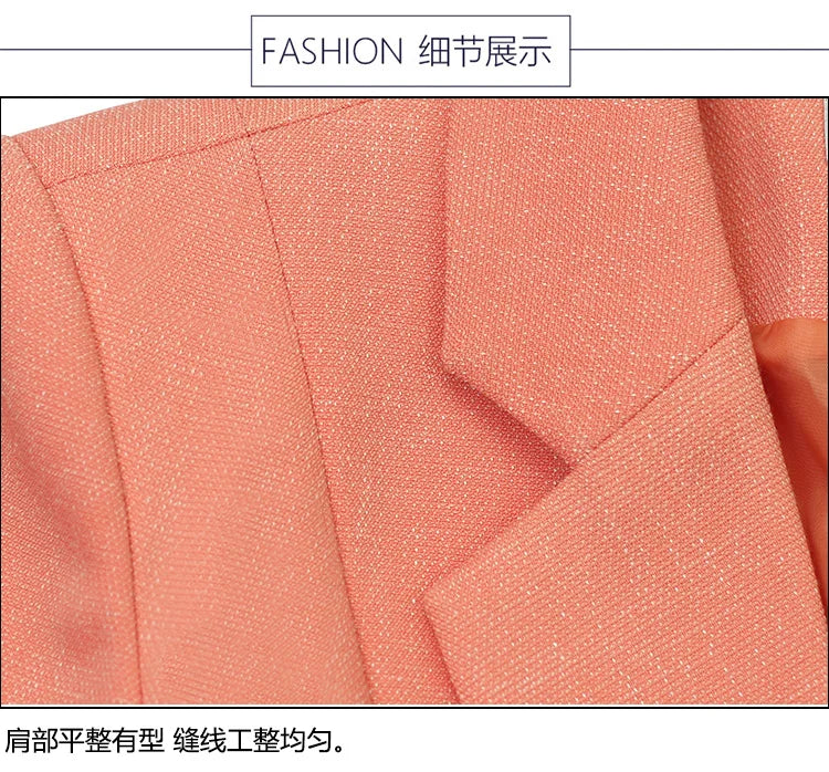 Fashion Women Blazers Jackets Work Office Lady Suit 2025 Slim Single Breasted Business Female Blazer Coats Formal Veste Femme