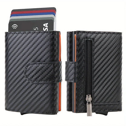 Microfiber Leather Men Wallets Fashion Card Holder Trifold Wallet Money Bags Smart Slim Thin Coin Pocket Wallet Purse