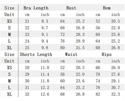 Impact Womens 2 Piece Yoga Set Strappy Seamless Sports Bra and High Waist Scrunch Shorts for Gym Workout and Fitness Training