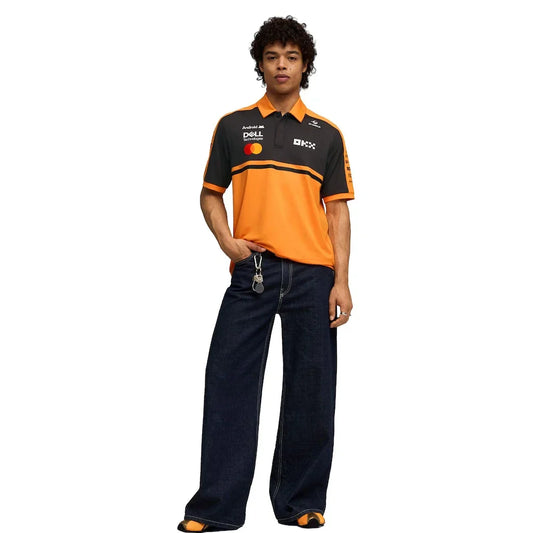 2026 New Norris 1 Team Polo Shirt Oscar Piastri 81 Driver Quick Dry T-shirt Sport Casual Top Plus Size Racing Polo for Men