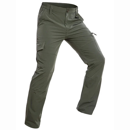Men’s Lightweight Hiking Pants Quick Dry Water Resistant Tactical Work Outdoor Fishing Cargo Trousers