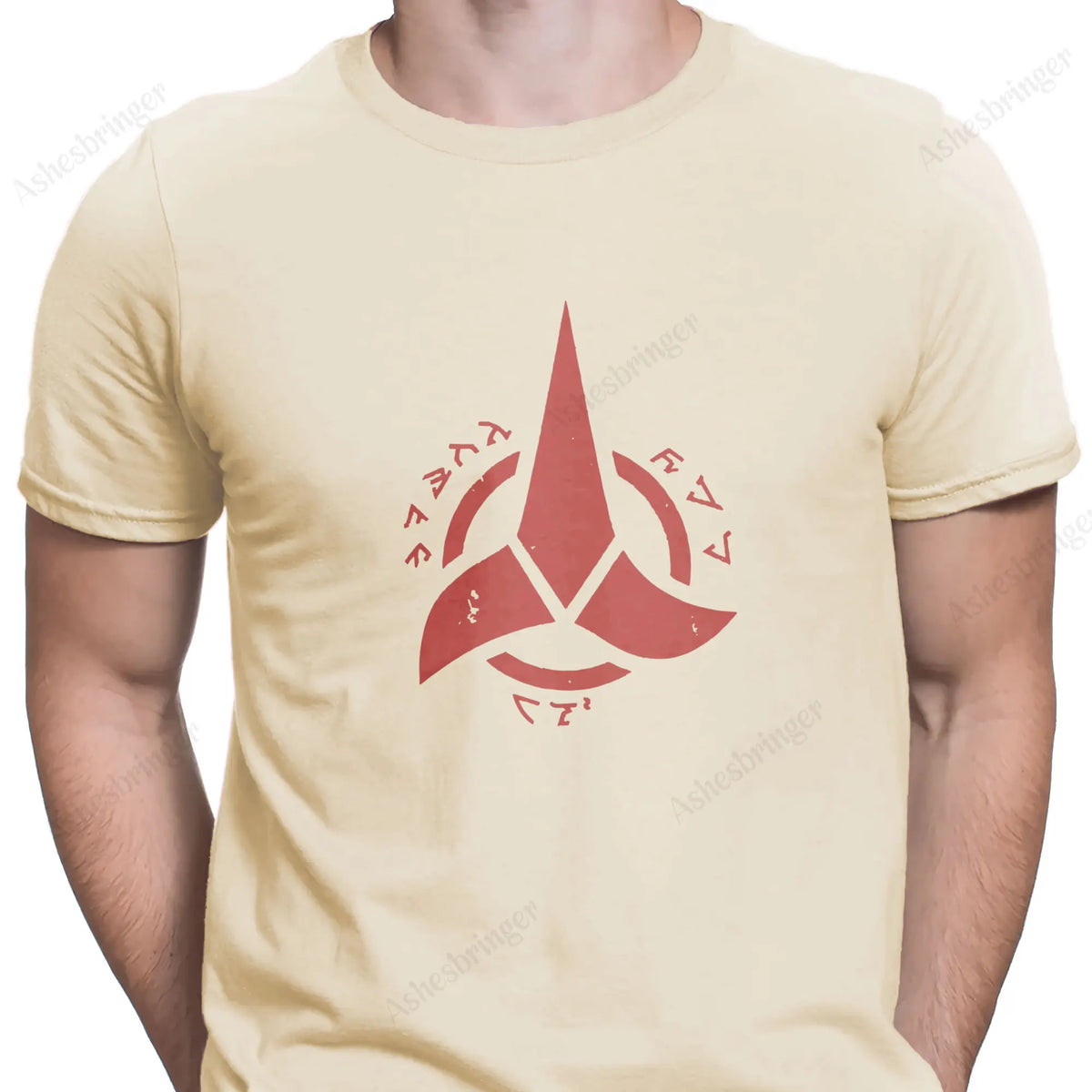 Star Trek Klingon Empire Men's Graphic Crew Neck Tee Street Casual Style Tops for Men and Women