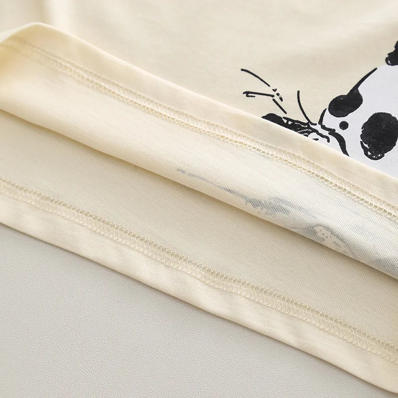 Baby Boys Clothes Sets Baby Summer Casual Panda Print T-shirts + Shorts Suits Outfits Children Boys Cartoon Clothing Sets