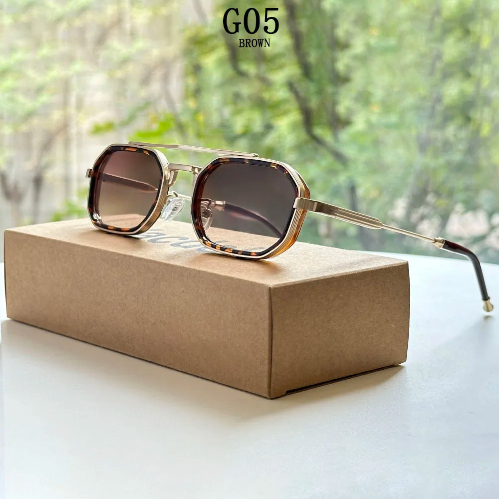 2026 Square Sunglass Men Vintage Fashion Glasses Steampunk Sunglasses Women Trendy Gafas De Sol Hombre Luxe Lunette Soleil Femme
