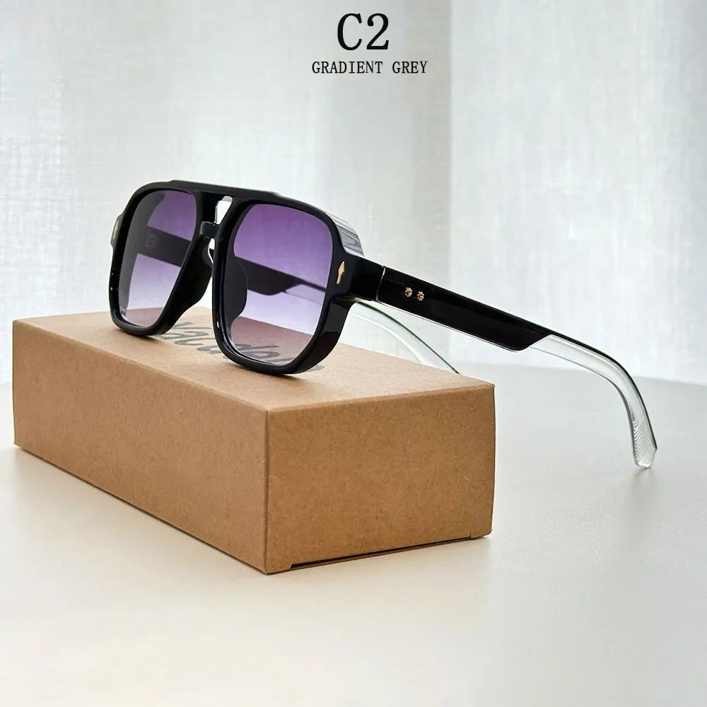 Square Sunglass Men Vintage Fashion Glasses Retro Sunglasses Women Trendy Gafas De Sol Hombre Lunette Soleil Femme Dropshipping